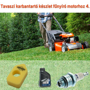 Tavaszi karbantartó készlet fűnyíró motorhoz 4.